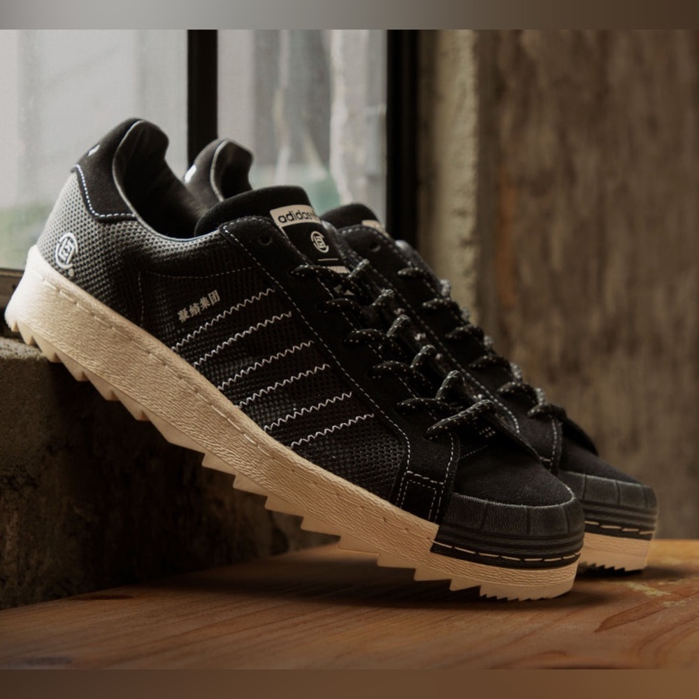 NIB CLOT X NEIGHBORHOOD X SUPERSTAR BLACK Adidas Originals 8